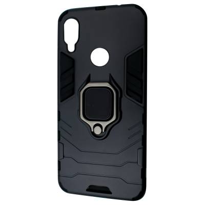 Чехол ударопрочный с магнитным держателем Xiaomi Redmi Note 7 Pro (Черный)