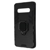 Чехол ударопрочный с магнитным держателем Samsung Galaxy S10 (Черный) Чехол ударопрочный с магнитным держателем Samsung Galaxy S10 (Черный)