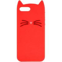 Чехол силиконовый 3D Cat iPhone 7 (Красный) Чехол силиконовый 3D Cat iPhone 7 (Красный)