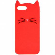 Чехол силиконовый 3D Cat iPhone 8 (Красный) Чехол силиконовый 3D Cat iPhone 8 (Красный)