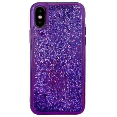 Чехол Sparkle TPU Apple iPhone Xs Max (Фиолетовый)