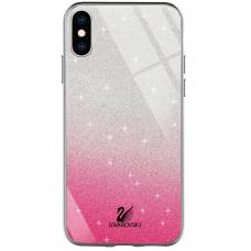 Чехол Swarovski Style iPhone Xs Max (Розовый) Чехол Swarovski Style iPhone Xs Max (Розовый)