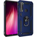Чехол ударопрочный Serge с магнитным держателем Xiaomi Redmi Note 8 (Темно Синий)