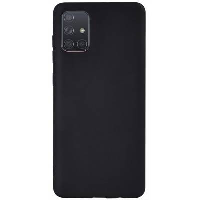 Чехол Matt TPU Case Samsung Galaxy A71 (Черный)