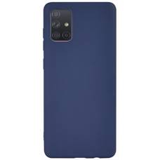 Чехол Matt TPU Case Samsung Galaxy A71 (Темно-синий)