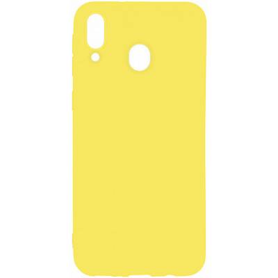 Чехол Matt TPU Case Samsung Galaxy M20 (Желтый)