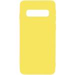 Чехол Matt TPU Case Samsung Galaxy S10 (Желтый)