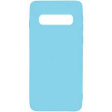 Чехол Matt TPU Case Samsung Galaxy S10 Plus (Голубой)