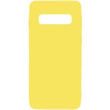 Чехол Matt TPU Case Samsung Galaxy S10 Plus (Желтый) Чехол Matt TPU Case Samsung Galaxy S10 Plus (Желтый)