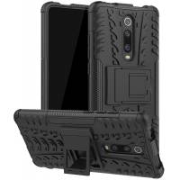 Чохол ударостійкий Kickstand 2 in 1 Xiaomi Mi 9T (Чорний) Чохол ударостійкий Kickstand 2 in 1 Xiaomi Mi 9T (Чорний)