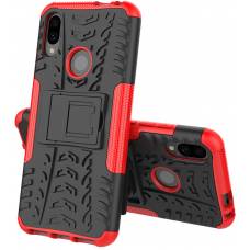 Чехол ударопрочный Kickstand 2 in 1 Xiaomi Redmi Note 7 (Черно Красный) Чехол ударопрочный Kickstand 2 in 1 Xiaomi Redmi Note 7 (Черно Красный)