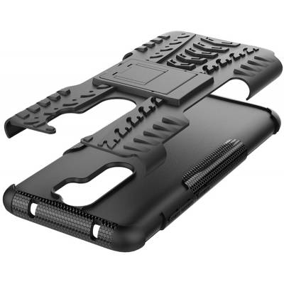 Чехол ударопрочный Kickstand 2 in 1 Xiaomi Redmi Note 8 Pro (Черный) Чехол ударопрочный Kickstand 2 in 1 Xiaomi Redmi Note 8 Pro (Черный)