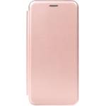 Чехол книжка кожанный Huawei P30 Lite (Розовое золото)