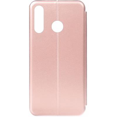 Чехол книжка кожанный Huawei P30 Lite (Розовое золото) Чехол книжка кожанный Huawei P30 Lite (Розовое золото)