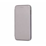 Чехол книжка кожанный Huawei P smart Z (Серый)