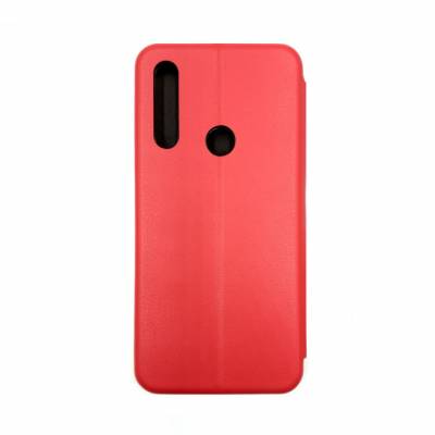 Чехол книжка кожанный Huawei P smart Z (Красный) Чехол книжка кожанный Huawei P smart Z (Красный)