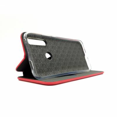 Чехол книжка кожанный Huawei P smart Z (Красный) Чехол книжка кожанный Huawei P smart Z (Красный)