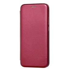 Чехол книжка кожаный Huawei Nova Lite 2017 (Бордовый)