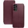 Чехол книжка кожаный Samsung Galaxy A52 (Бордовый)