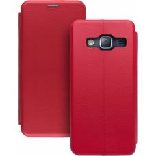 Чохол книжка шкіряна Samsung Galaxy J3 2016 J320 (Червоний) Чохол книжка шкіряна Samsung Galaxy J3 2016 J320 (Червоний)