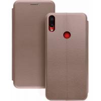 Чехол книжка кожанный Xiaomi Redmi Note 7 / Note 7 Pro (Розовое золото) Чехол книжка кожанный Xiaomi Redmi Note 7 / Note 7 Pro (Розовое золото)
