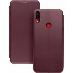 Чохол книжка шкіряна Xiaomi Redmi Note 7 / Note 7 Pro (Бордовий)