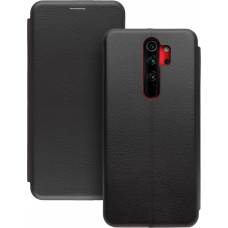Чехол книжка кожанный Xiaomi Redmi Note 8 Pro (Черный) Чехол книжка кожанный Xiaomi Redmi Note 8 Pro (Черный)