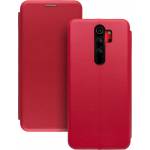 Чехол книжка кожанный Xiaomi Redmi Note 8 Pro (Красный)