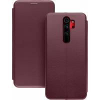Чехол книжка кожанный Xiaomi Redmi Note 8 Pro (Бордовый) Чехол книжка кожанный Xiaomi Redmi Note 8 Pro (Бордовый)