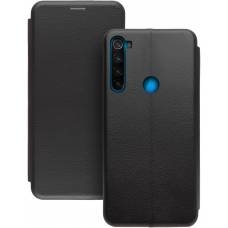 Чехол книжка кожанный Xiaomi Redmi Note 8 (Черный) Чехол книжка кожанный Xiaomi Redmi Note 8 (Черный)