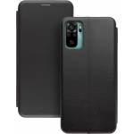Чехол книжка кожаный Xiaomi Redmi Note 10 (Черный)