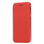 Чехол книжка кожанный Samsung Galaxy А6 2018 (Красный)