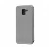 Чехол книжка кожанный Samsung Galaxy J6 2018 J600 (Серый) Чехол книжка кожанный Samsung Galaxy J6 2018 J600 (Серый)