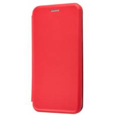 Чехол книжка кожанный Samsung Galaxy J6 2018 J600 (Красный)