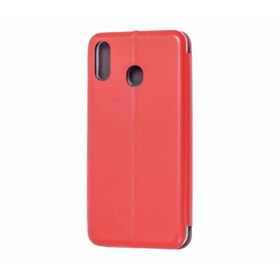 Чехол книжка кожанный Samsung Galaxy M20 (Красный) Чехол книжка кожанный Samsung Galaxy M20 (Красный)