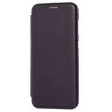Чехол книжка кожанный Samsung Galaxy A20/А30 (Черный) Чехол книжка кожанный Samsung Galaxy A20/А30 (Черный)