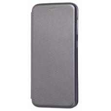 Чехол книжка кожаный Samsung Galaxy A30S/А50/A50S (Серый) Чехол книжка кожаный Samsung Galaxy A30S/А50/A50S (Серый)