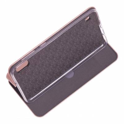 Чехол книжка кожанный Samsung Galaxy M10 (Розовое золото) Чехол книжка кожанный Samsung Galaxy M10 (Розовое золото)