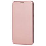 Чехол книжка кожанный Samsung Galaxy M10 (Розовое золото)