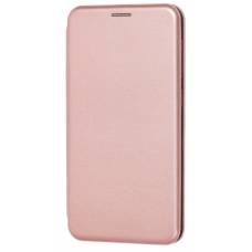 Чехол книжка кожанный Samsung Galaxy S8 Plus (Розовое золото)