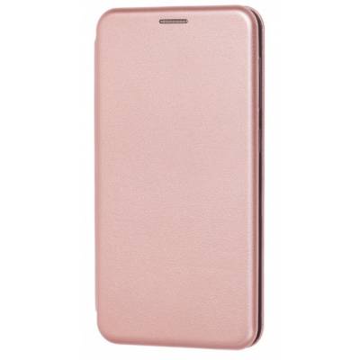 Чехол книжка кожанный Samsung Galaxy S8 Plus (Розовое золото)