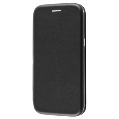 Чехол книжка кожанный Samsung Galaxy S9 (Черный)