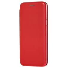 Чехол книжка кожанный Samsung Galaxy S9 (Красный)