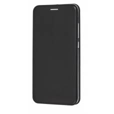 Чехол книжка кожанный Xiaomi Mi 8 Lite (Черный)