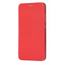 Чехол книжка кожанный Xiaomi Mi 8 Lite (Красный)