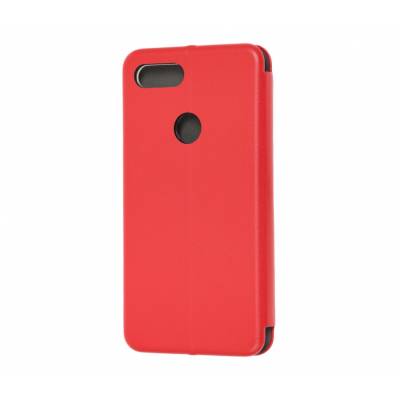 Чехол книжка кожанный Xiaomi Redmi Note 6 / Note 6 Pro (Красный) Чехол книжка кожанный Xiaomi Redmi Note 6 / Note 6 Pro (Красный)
