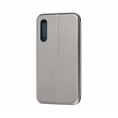 Чехол книжка кожанный Xiaomi Mi 9 (Серый) Чехол книжка кожанный Xiaomi Mi 9 (Серый)