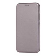 Чехол книжка кожанный Xiaomi Redmi 7 (Серый) Чехол книжка кожанный Xiaomi Redmi 7 (Серый)