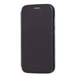 Чехол книжка кожанный Xiaomi Redmi Go (Черный)