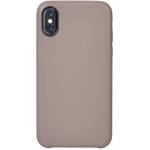 Чехол кожаный Leather Case Apple iPhone Xs Max (Серый)